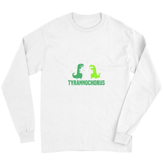 Dinosaur Pet Dinosaur Tyrannosaurus TRex Music Funny Tyrannochorus Long Sleeves