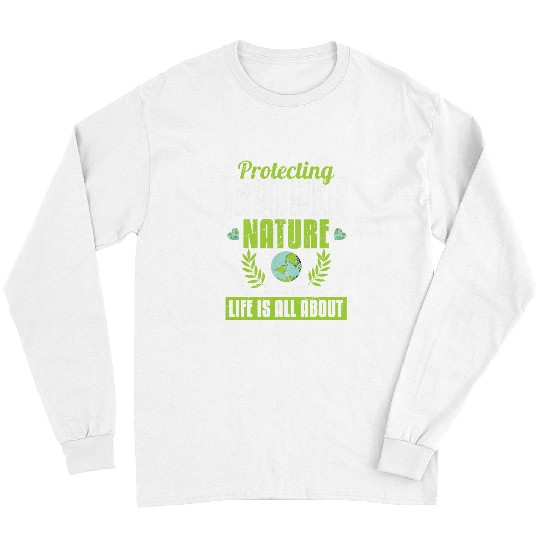 Sustainable Travel Blogger Earth Day Meme Quote Long Sleeves