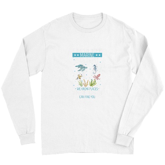 Marine Biologist Always Be Nice Marine Biology Ocean Life Long Sleeves