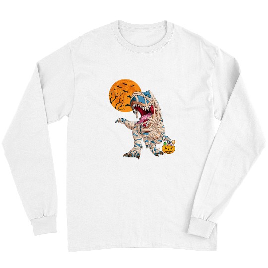 Dinosaur Pet I Scream For Halloween Dinosaur Funny Spooky Costume Long Sleeves