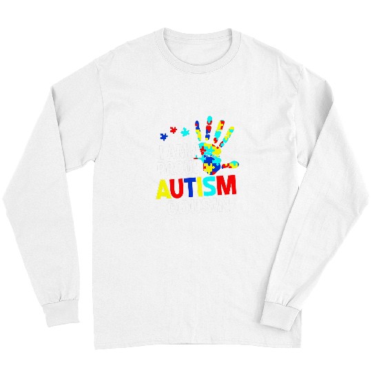 Autism Puzzle Day Im A Proud Autism Cousin Long Sleeves