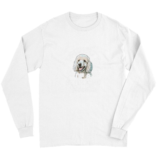 Property Of A Standard Poodle Puppy Owner Dog Lover Long Sleeves