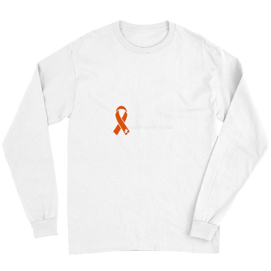 ADHD Ribbon In October We Wear Orange ADHD Awareness Orange Ribbon Gifts Long Sleeves