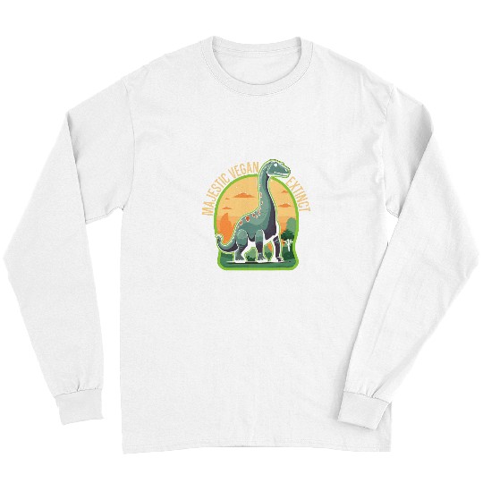 Dinosaur Pet Brontosaurus Dinosaur Lover Paleontology Prehistoric Dino 2 Long Sleeves