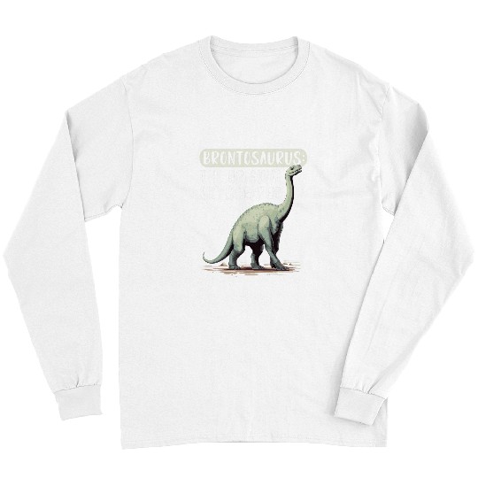 Dinosaur Pet Brontosaurus Dinosaur Museum Long Neck Paleontologist Dino 7 Long Sleeves