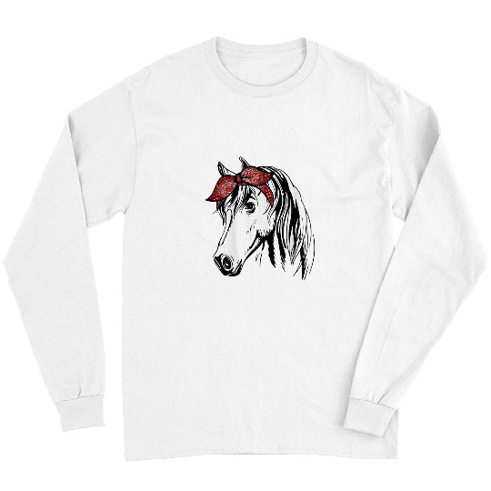 Horse Pet Bandana for Equestrian Horseback Riding Horse Lover Long Sleeves