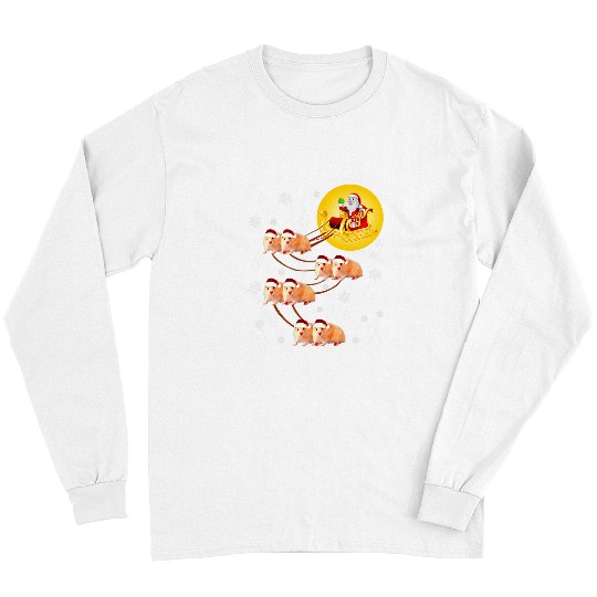 Guinea Pig Pet Christmas Guinea Pig xmass Animals Lover Gifts Men Women Kids Long Sleeves