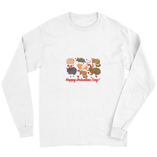 Guinea Pig Pet Valntine Day Guinea pig Long Sleeves