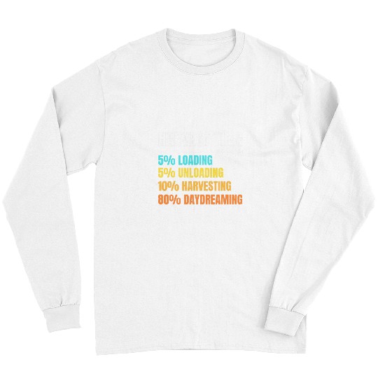 Funny Farmer And Harvest Time Harvesting Long Sleeves
