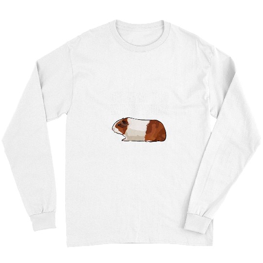 Guinea Pig Pet Wisperer Funny Farm Animal Lover Long Sleeves