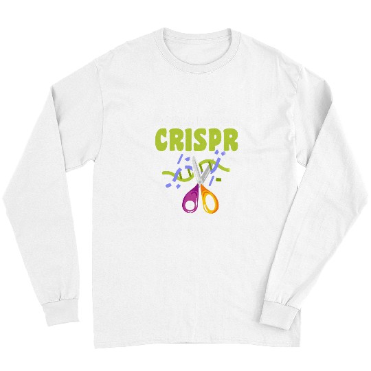 Rock Paper Scissors Crispr Scientist Biologist Roshambo Long Sleeves