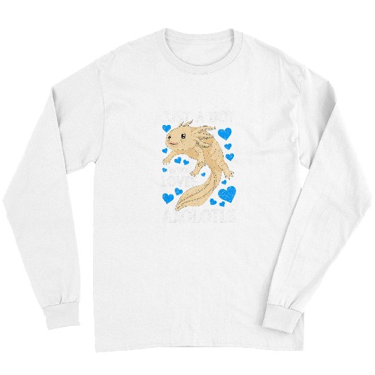 Axolotls Pet Boys Animal Lover Exotic Amphibian Salamander Mexico Axolotls Long Sleeves
