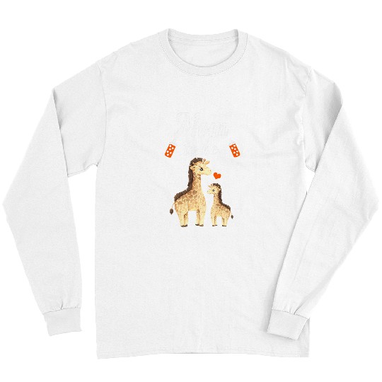 Giraffe Pet Mom To Be Giraffes Baby Shower Cute Animal Long Sleeves