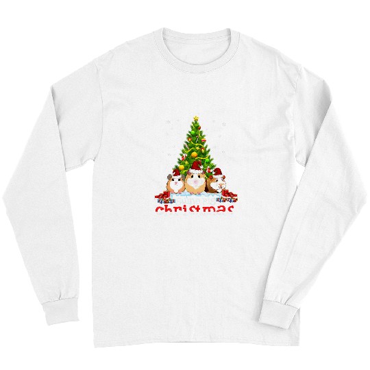 Guinea Pig Pet christmas tree xmass holiday trending Long Sleeves