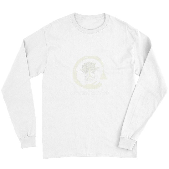 Buddha Monk Namaste Smiling Happiness Let Worries Trouble Go 24 Long Sleeves