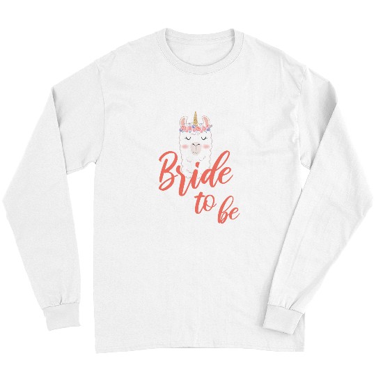 Llama Pet Bride to Be Bride Lama Alpaca Alpaca JGA Engagement Long Sleeves