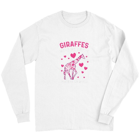 Giraffe Pet Make Me Happy Giraffes Long Sleeves