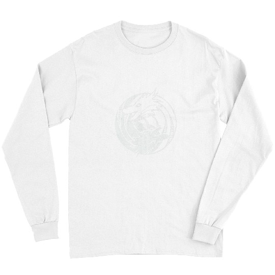 Dragon Pet Namaste Yoga Yin Yang dragon Qi Gong Yoga Tai Chi Long Sleeves