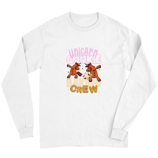 Unicorn Pet Cookie Baking Crew Christmas Baker Team Gingerbread Long Sleeves