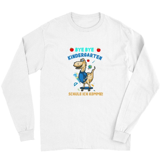 Dinosaur Pet School Dino School Cone Dinosaur Sugar Bag Skateboard Long Sleeves
