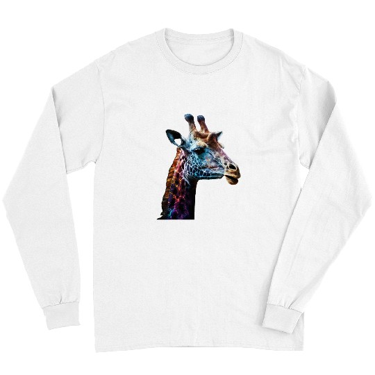 Giraffe Pet Animal Print Art Long Sleeves