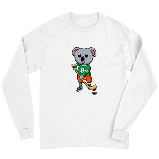 Koala Whisperer Ice Hockey Player Coachs Winter Sports Lover Long Sleeves