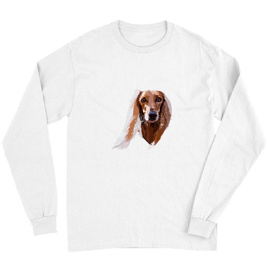 Afghan Hound Pet Elegant Afghan Hound Elegant and Independent Long Sleeves