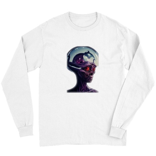 Aliens UFO Life Form Large GlassyEyes Detailed Skin Large Head Long Sleeves