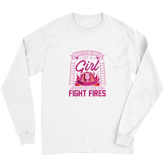 Firewoman Firefighter Women Volunteer Firefighting Rescuer Long Sleeves
