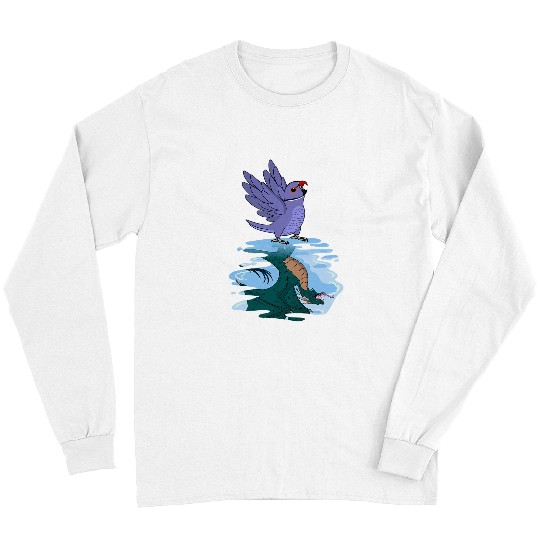 Dragon Pet Parrot 2Dragon Reflection I Violet Indian Ringneck Long Sleeves