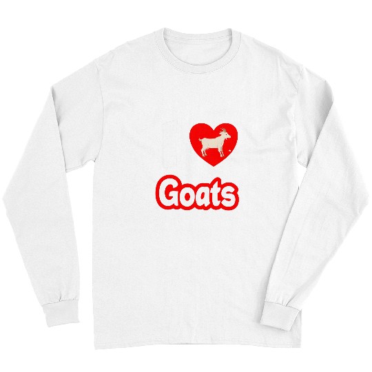 Goats Pet For Goats Lovers on Farm Men Youth Women Lamb Long Sleeves