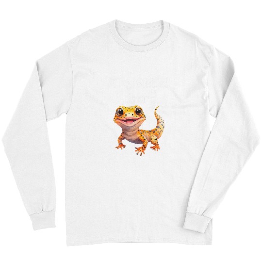 Gecko Pet Reptile Owner Tiny Animal Lover Long Sleeves