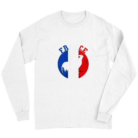Chicken Pet France Flag Rooster French Flag French Pride French Roots Long Sleeves