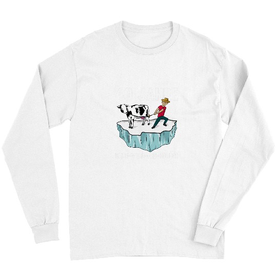 Cow Pet 40 Years Cow From Ice Holer Service Anniversary Company Jubilee Long Sleeves