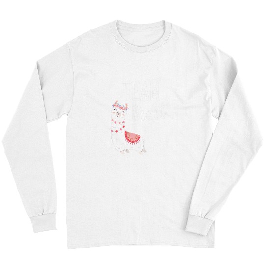 Llama Pet Team Bride Lama Alpaca Alpaca JGA Engagement Gift Long Sleeves