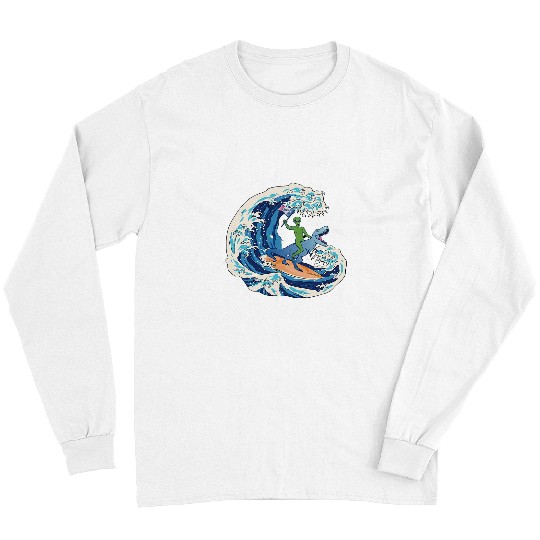 Aliens UFO Abduction Space Ancient Aliens Merchandise Long Sleeves