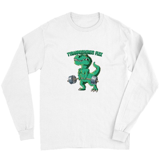 Dinosaur Pet TRex Gym Bodybuilding Tyrannosaurus Flex Long Sleeves