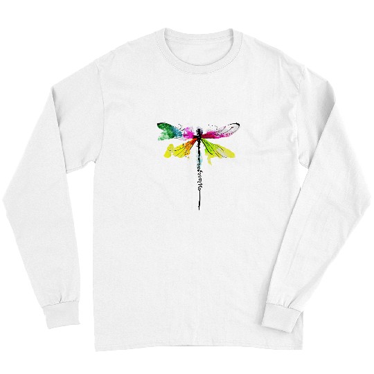 suicides Prevention 988 Ribbon Dragonfly Warrior Semicolon Long Sleeves