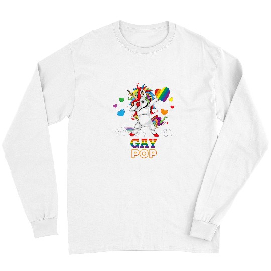 Unicorn Pet Im A Proud LGBT Gay Pop Pride  Unicorn Rainbow Les Long Sleeves