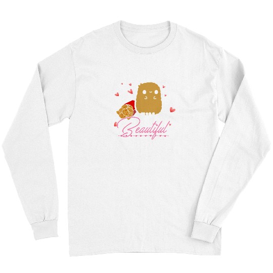 Chicken Pet Im A Beautiful Chicken Nuggets Womens Youth Kids Long Sleeves