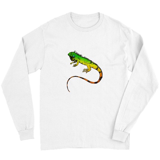 Iguana Pet Animal Wildlife Nature Reptile Lizard Iguana23 3 Long Sleeves