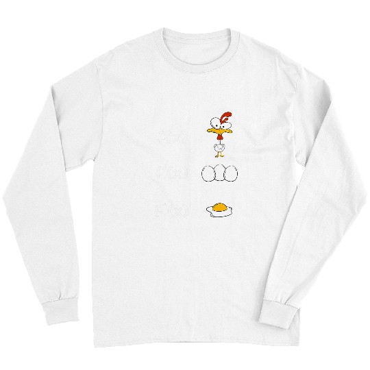Chicken Pet Discharge function math teacher fried egg drain Long Sleeves