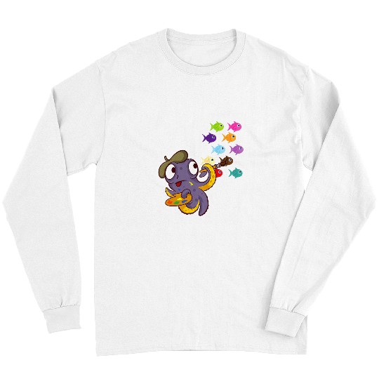 Octopus Pet tentacles Drawing Long Sleeves