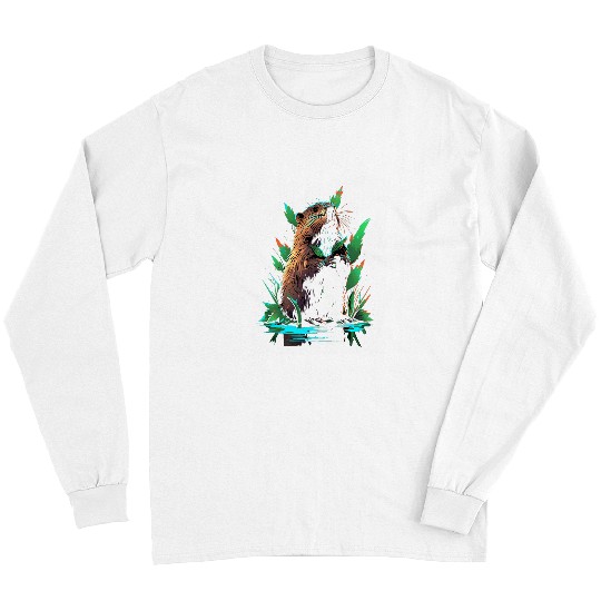 Beaver Pet Animal Rodent Beavers 08 Long Sleeves