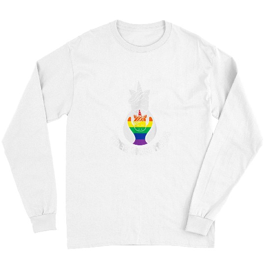Unicorn Pet  Mom Hugs Funny Unicorn Gay LGBT Pride Month 1 Long Sleeves