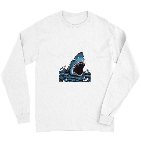 Shark Pet Kids Funny Cute Kid Toothless Shark All I Want Is Two Front Teeth Long Sleeves