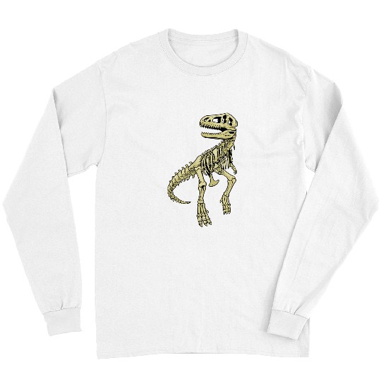 Dinosaur Pet Skull Halloween Dinosaur Skeletons T rexs Gift for Boys Kids Men BZR Long Sleeves