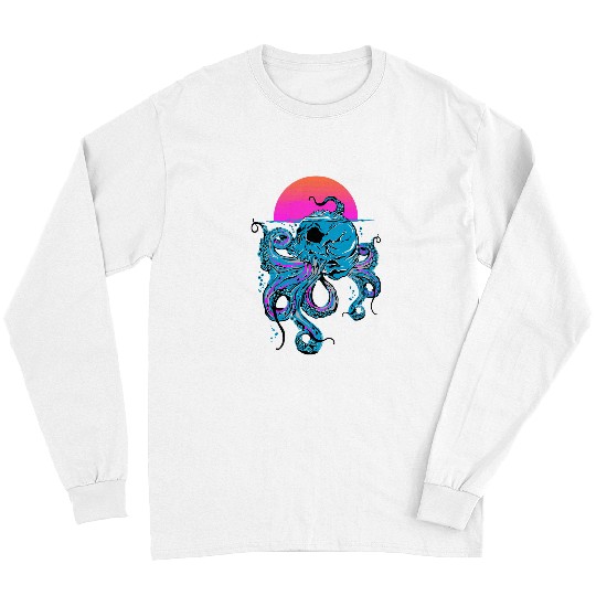 Octopus Pet Sugar Skull Graphic Kraken Long Sleeves