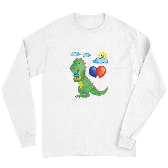Dinosaur Pet Little sweet dinosaur with lemonade refreshment for all 1 Long Sleeves