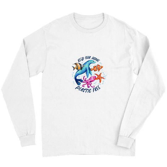 Octopus Pet Starfish Octopus Sea Activists Climate Nature Protection Long Sleeves
